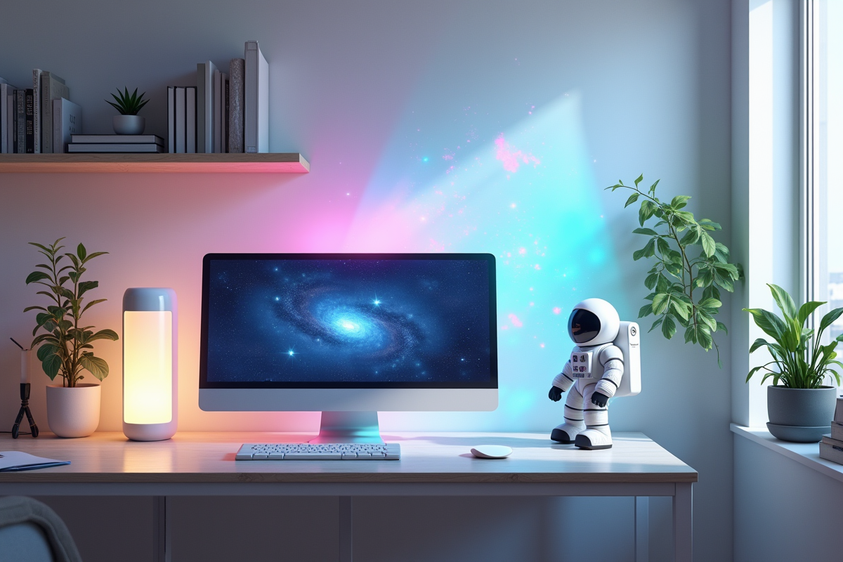 lampe galaxie