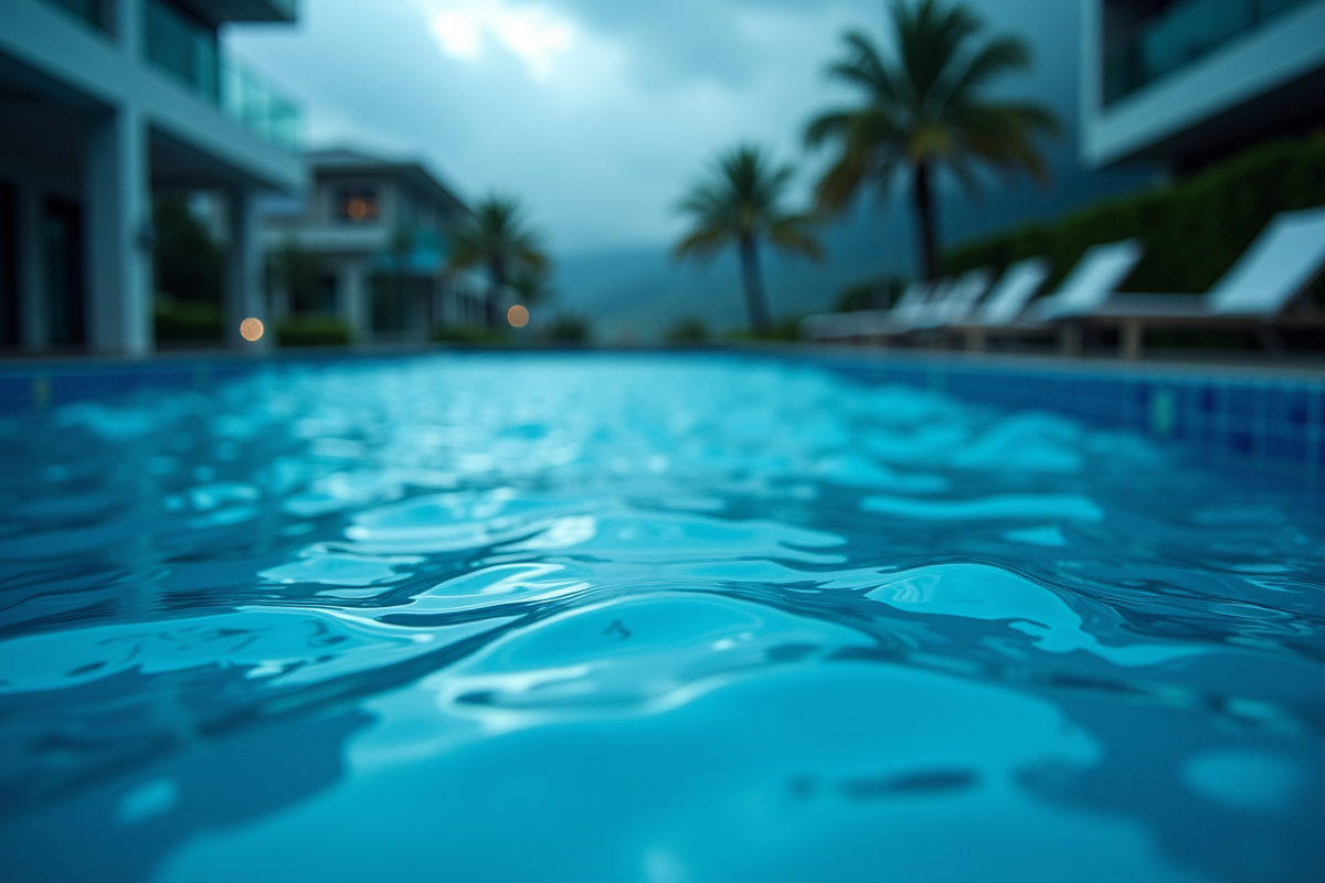 orage piscine